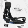 Attacchi da snowboard Step On® Escapade EST® da donna