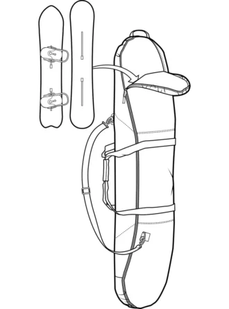 Borsa da snowboard Burton Space Sack