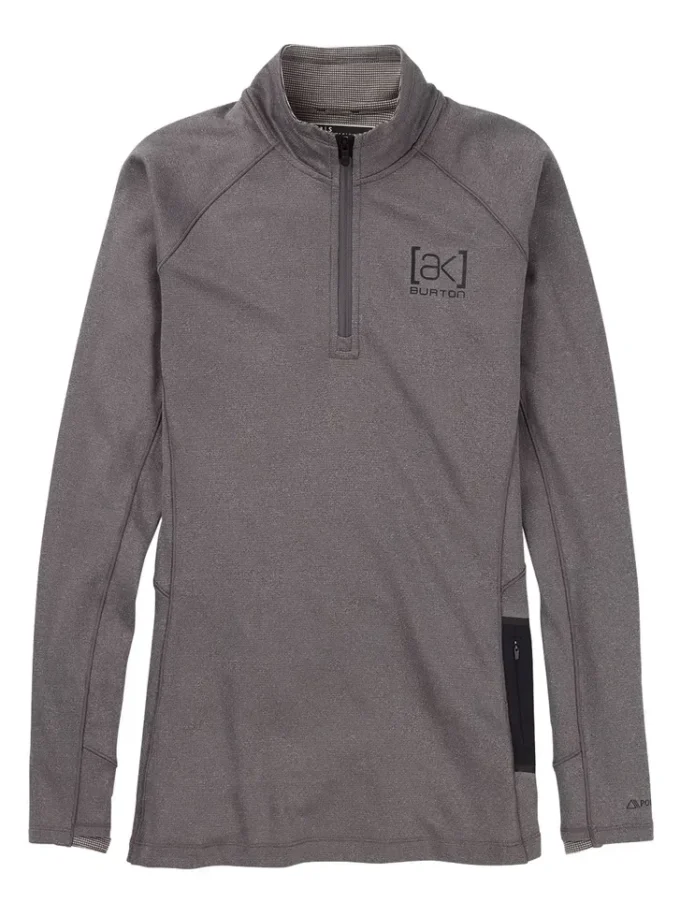 Burton [ak]® Baker Power Wool™ Base Layer Quarter-Zip da donna