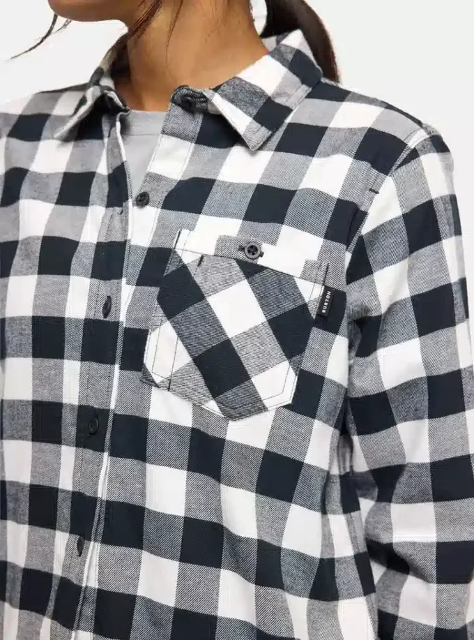 Camicia a maniche lunghe in flanella Burton Favorite da donna Camicia a maniche lunghe in flanella Burton Favorite da donna