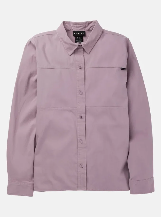 Camicia da lavoro elasticizzata a maniche lunghe Burton da donna Camicia da lavoro elasticizzata a maniche lunghe Burton da donna