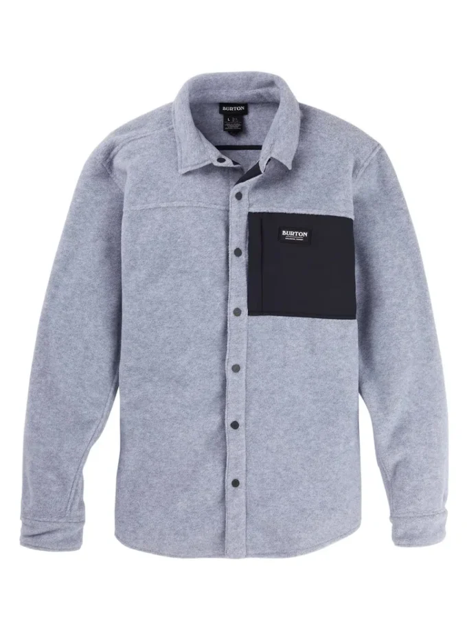 Camicia in pile Burton Hearth da uomo Camicia in pile Burton Hearth da uomo