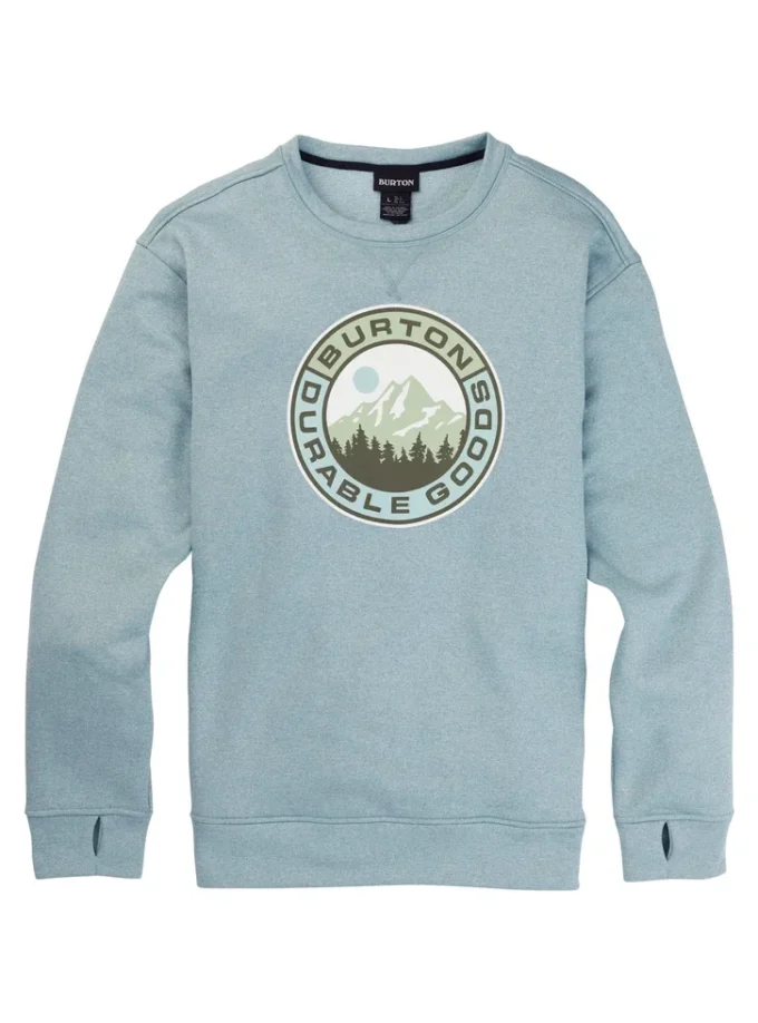 Felpa Burton Oak Crew da uomo Felpa Burton Oak Crew da uomo