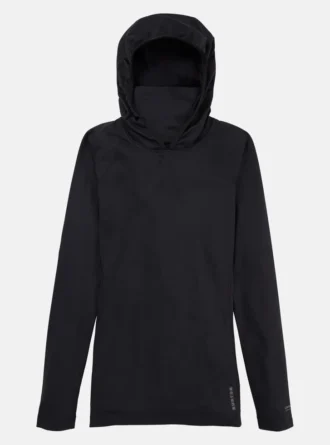 Felpa con cappuccio a collo lungo Burton Midweight X Base Layer da donna