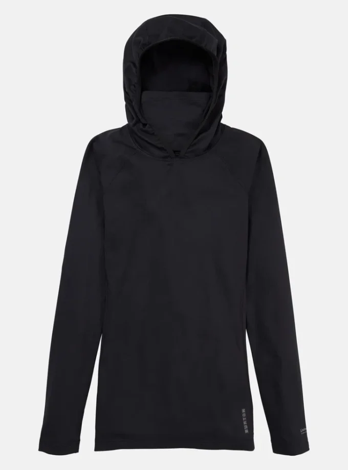 Felpa con cappuccio a collo lungo Burton Midweight X Base Layer da donna Felpa con cappuccio a collo lungo Burton Midweight X Base Layer da donna