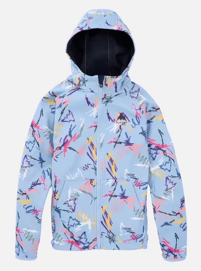 Felpa con cappuccio Burton Crown Weatherproof Full-Zip per bambini Felpa con cappuccio Burton Crown Weatherproof Full-Zip per bambini