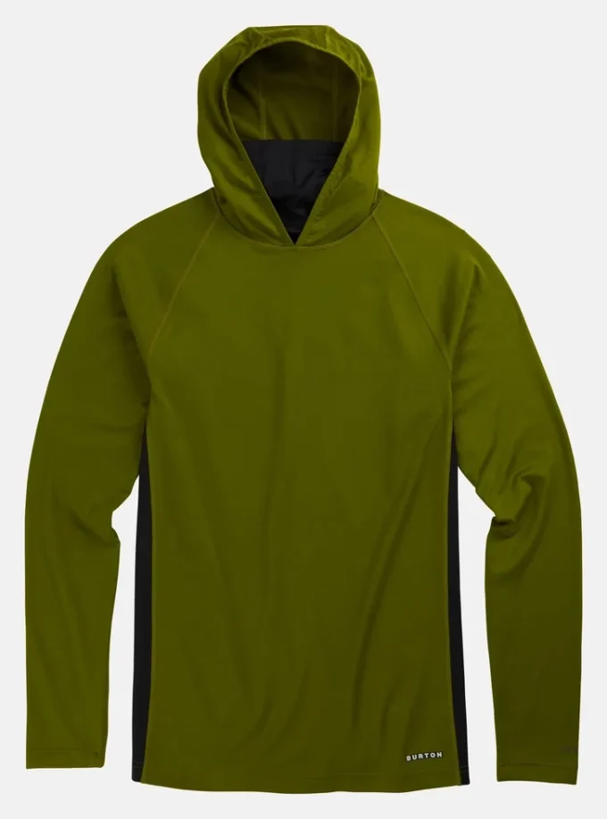 Felpa con cappuccio e collo lungo Burton Midweight X Base Layer da uomo Felpa con cappuccio e collo lungo Burton Midweight X Base Layer da uomo