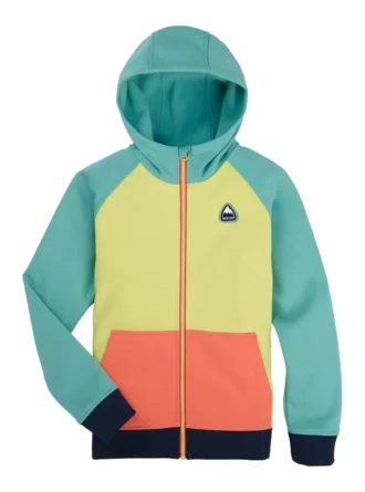 Felpa con cappuccio e zip integrale Burton Crown Bonded per bambini