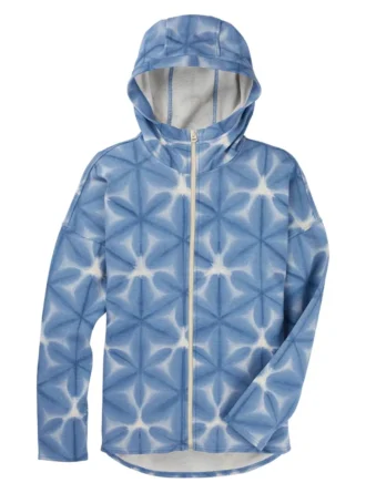 Felpa con cappuccio e zip integrale Burton Ellmore da donna
