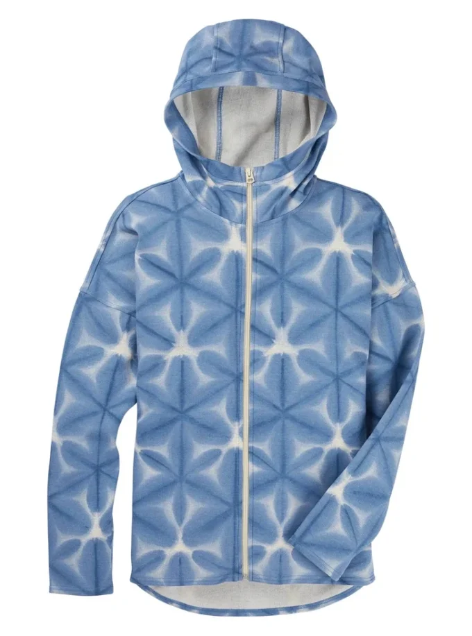 Felpa con cappuccio e zip integrale Burton Ellmore da donna Felpa con cappuccio e zip integrale Burton Ellmore da donna