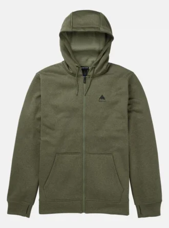 Felpa con cappuccio e zip integrale Burton Oak da uomo Felpa con cappuccio e zip integrale Burton Oak da uomo
