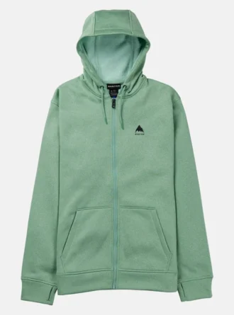 Felpa con cappuccio e zip integrale Burton Oak da uomo
