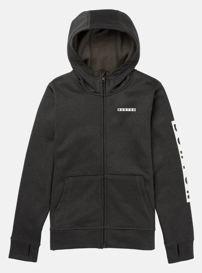 Felpa con cappuccio e zip integrale Burton Oak per bambini Felpa con cappuccio e zip integrale Burton Oak per bambini