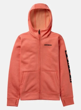 Felpa con cappuccio e zip integrale Burton Oak per bambini