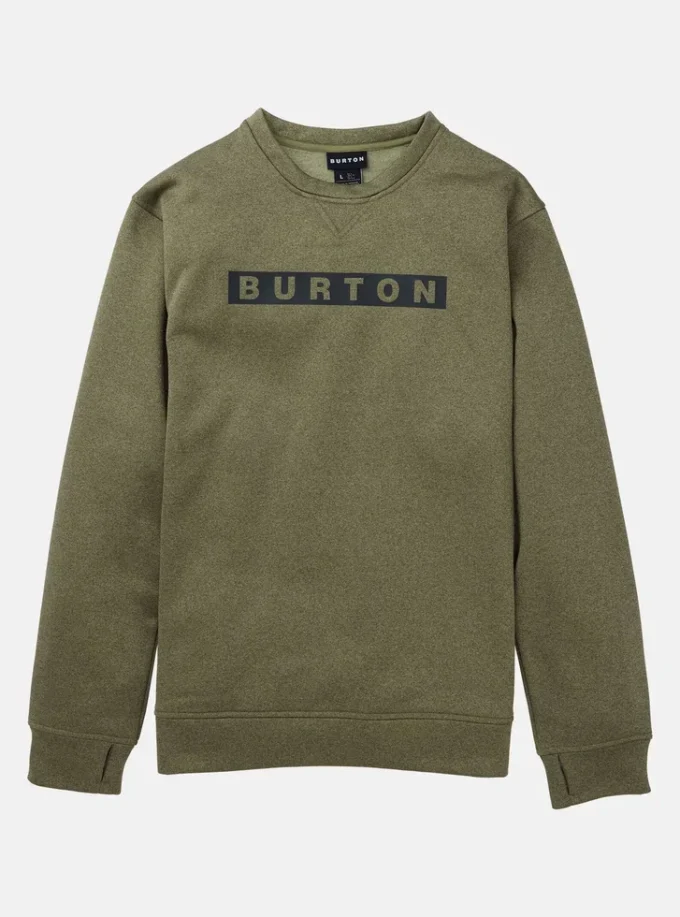 Felpa girocollo Burton Oak da uomo Felpa girocollo Burton Oak da uomo