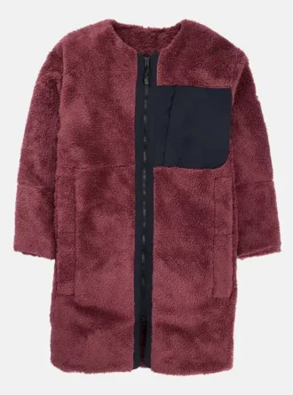 Felpa lunga da donna Burton Minxy Hi-Loft con zip integrale (campione)