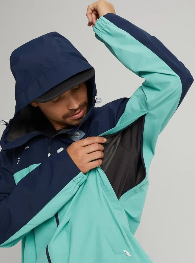Giacca antipioggia Burton GORE-TEX Packrite da uomo Giacca antipioggia Burton GORE-TEX Packrite da uomo