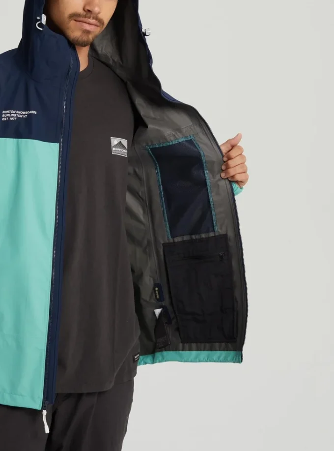 Giacca antipioggia Burton GORE-TEX Packrite da uomo Giacca antipioggia Burton GORE-TEX Packrite da uomo