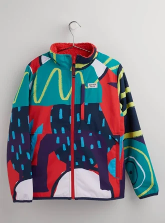 Giacca in pile reversibile Burton Snooktwo per bambini