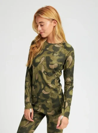 Maglia girocollo Burton [ak]® Helium Power Grid™ Base Layer da donna
