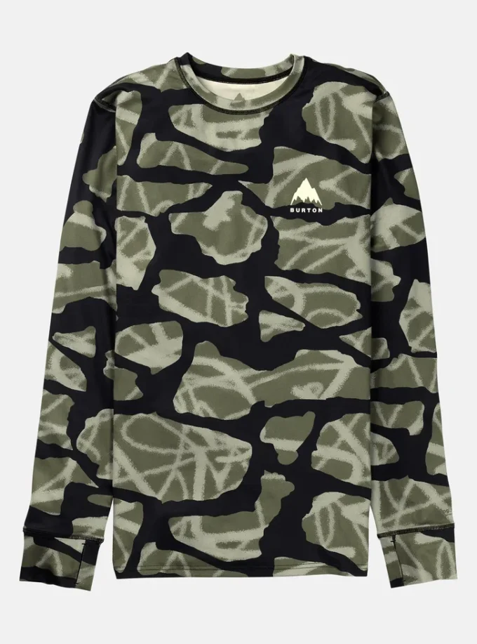Maglia girocollo Burton Lightweight X Base Layer da uomo Maglia girocollo Burton Lightweight X Base Layer da uomo