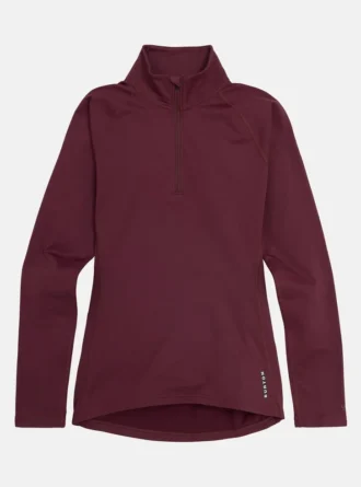 Maglia intima Burton Heavyweight X da donna con zip a un quarto