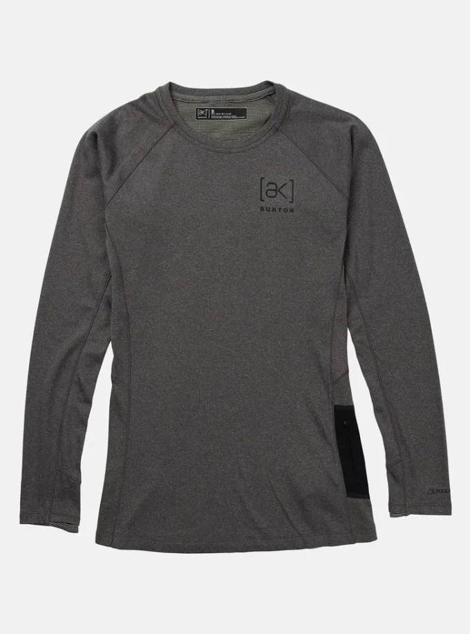 Maglia intima da donna Burton [ak]® Baker Power Wool™ con collo a giro