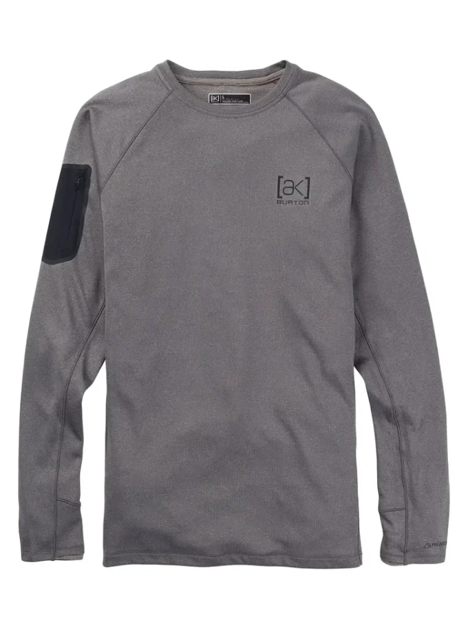Maglia intima da uomo Burton [ak]® Baker Power Wool™ con collo a giro