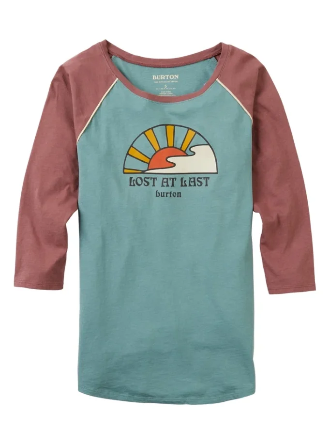 Maglietta a maniche lunghe Burton Ashmore Raglan da donna Maglietta a maniche lunghe Burton Ashmore Raglan da donna