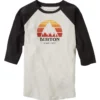 Maglietta con maniche raglan Burton Underhill per bambini