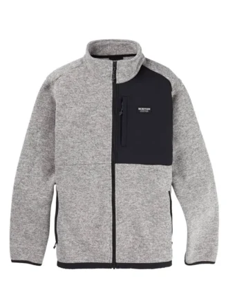 Maglione Burton Hayrider da uomo in pile con zip integrale