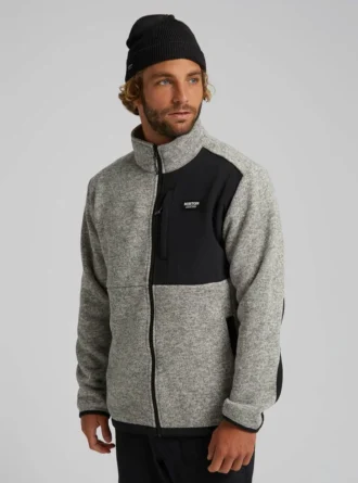 Maglione Burton Hayrider da uomo in pile con zip integrale