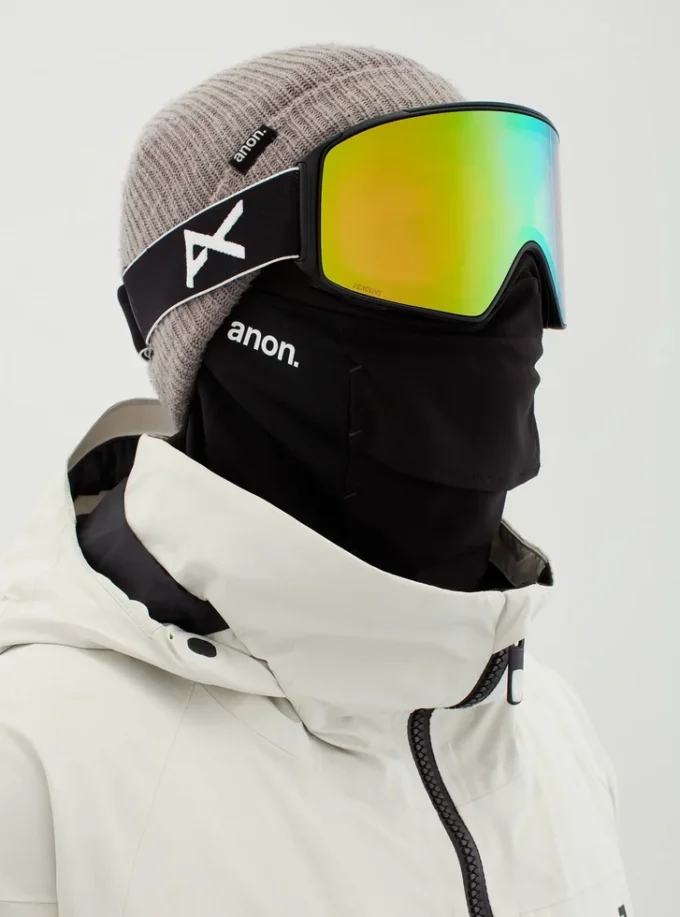 Maschera Anon M4 cilindrica + lente bonus + maschera MFI® – Vestibilità a ponte basso Maschera Anon M4 cilindrica + lente bonus + maschera MFI® – Vestibilità a ponte basso