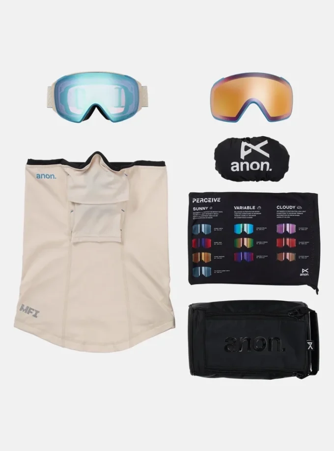 Maschera Anon M4S (torica) + lente bonus + maschera MFI® Maschera Anon M4S (torica) + lente bonus + maschera MFI®