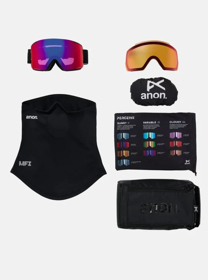 Maschera Anon M5 + lente bonus + maschera MFI® Maschera Anon M5 + lente bonus + maschera MFI®