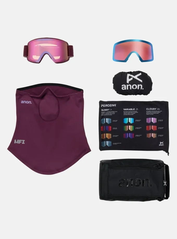 Maschera Anon M6S + Lenti bonus + Maschera MFI® Maschera Anon M6S + Lenti bonus + Maschera MFI®
