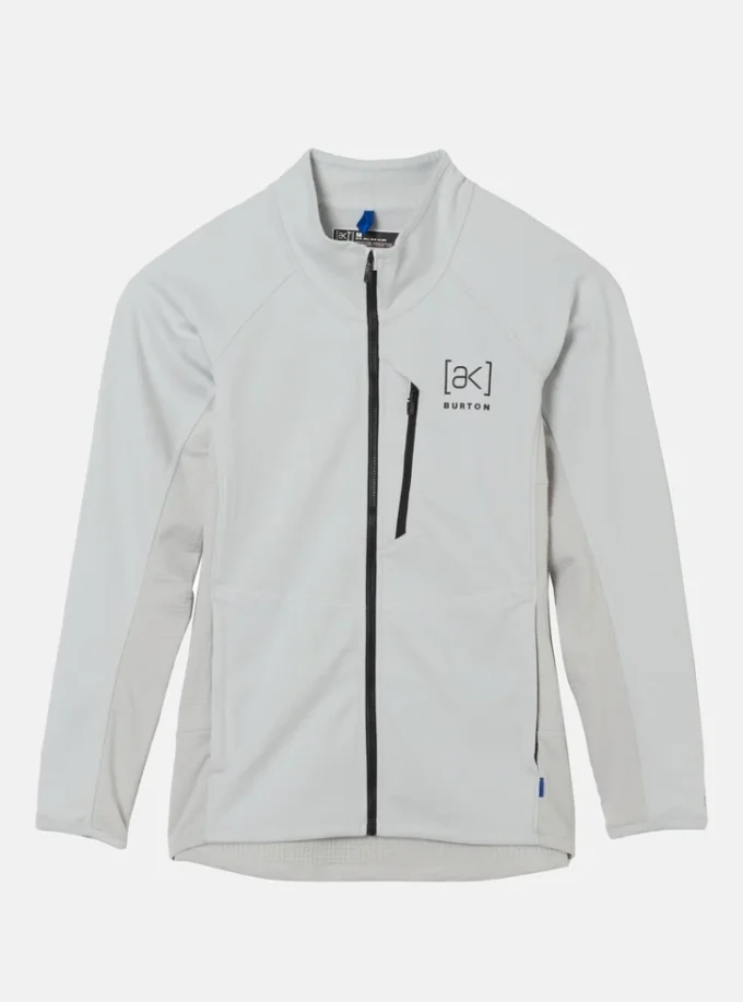 Pile Burton [ak]® Helium Power Grid™ con zip integrale da donna