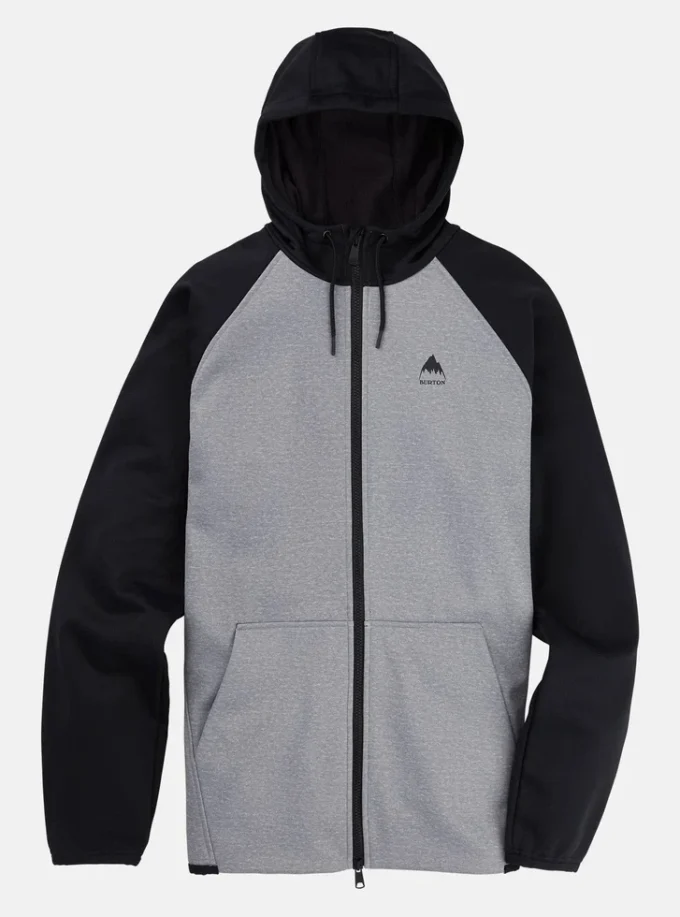 Pile Burton Crown Weatherproof con zip integrale da uomo Pile Burton Crown Weatherproof con zip integrale da uomo