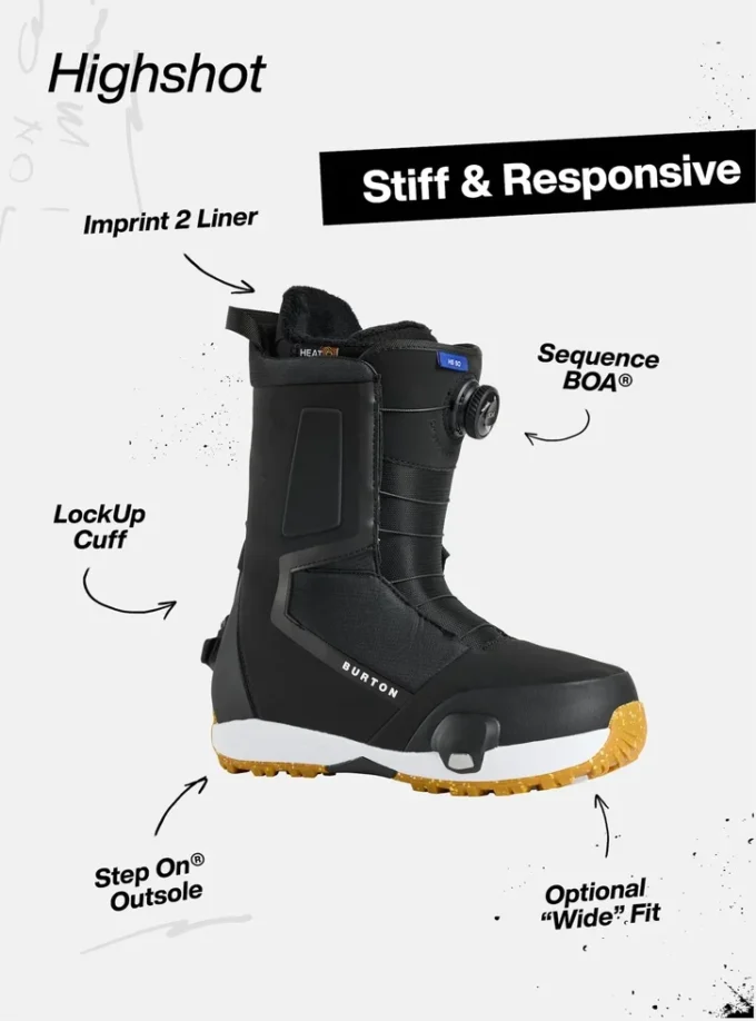 Scarponi da snowboard Burton Highshot Step On® da uomo Scarponi da snowboard Burton Highshot Step On® da uomo
