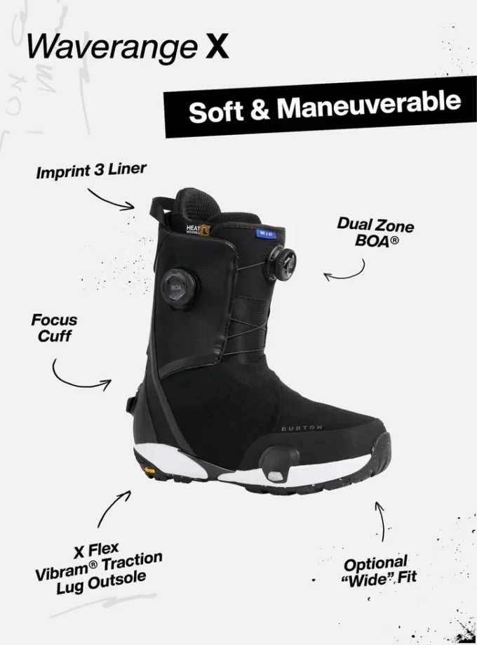 Scarponi da snowboard Burton Waverange X Step On® da donna Scarponi da snowboard Burton Waverange X Step On® da donna